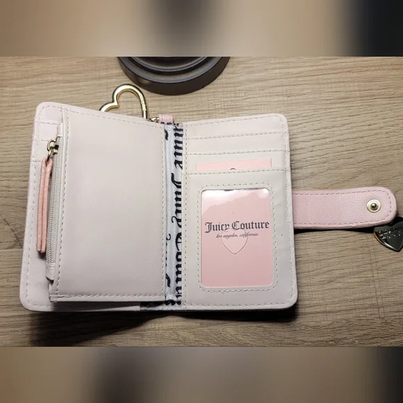 Juicy Couture Pink Heart Charm Wallet - Picture 5 of 7